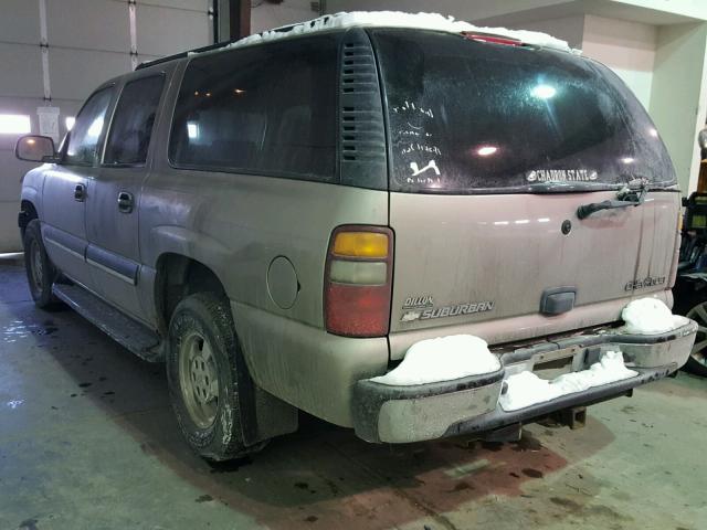 3GNFK16Z83G149439 - 2003 CHEVROLET SUBURBAN K GRAY photo 3