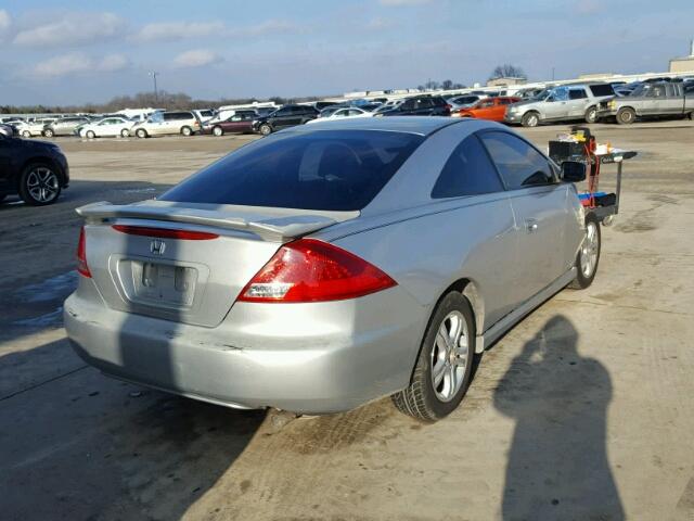 1HGCM72757A006628 - 2007 HONDA ACCORD EX SILVER photo 4