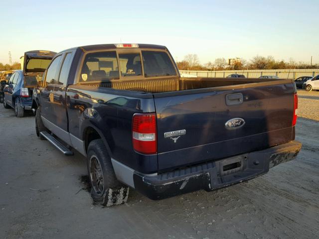 1FTRX12W76NA09896 - 2006 FORD F150 BLUE photo 3