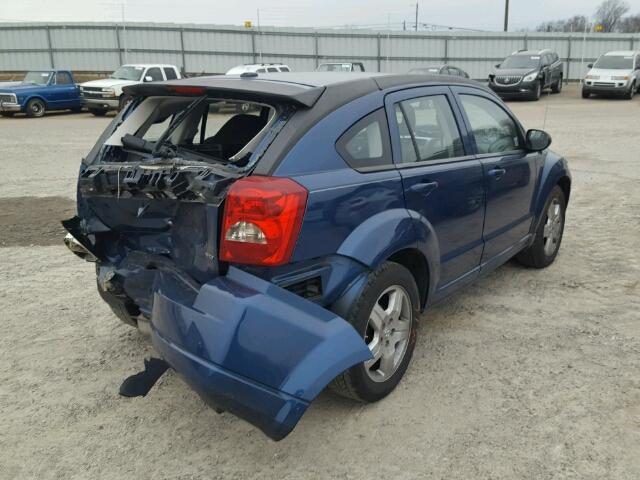 1B3HB48A49D131974 - 2009 DODGE CALIBER SX BLUE photo 4