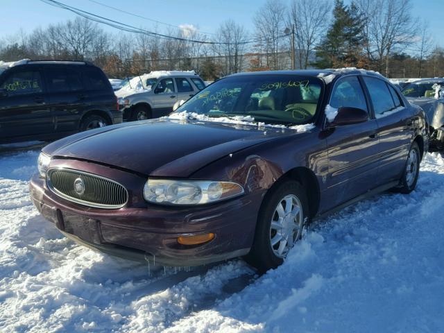 1G4HR54K83U229312 - 2003 BUICK LESABRE LI MAROON photo 2