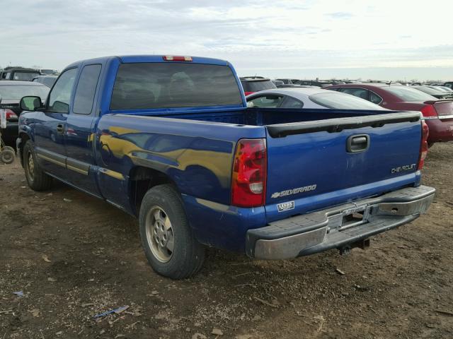 2GCEC19T531113631 - 2003 CHEVROLET SILVERADO BLUE photo 3