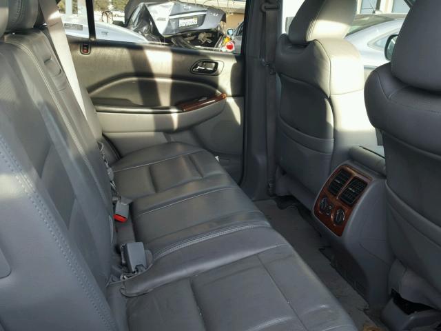 2HNYD18925H505857 - 2005 ACURA MDX TOURIN GRAY photo 6