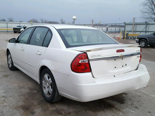 1G1ZU54875F199098 - 2005 CHEVROLET MALIBU LT WHITE photo 3