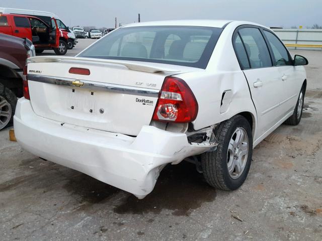 1G1ZU54875F199098 - 2005 CHEVROLET MALIBU LT WHITE photo 4