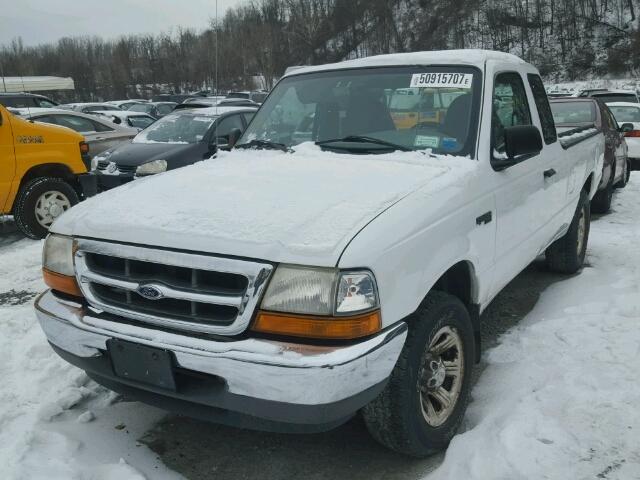 1FTYR14C0YTB00287 - 2000 FORD RANGER SUP WHITE photo 2