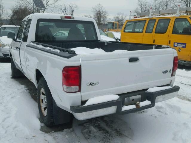 1FTYR14C0YTB00287 - 2000 FORD RANGER SUP WHITE photo 3