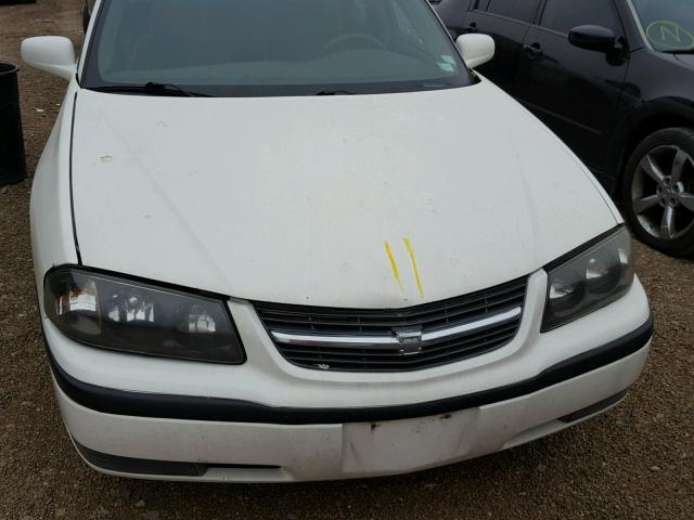 2G1WF52E319194585 - 2001 CHEVROLET IMPALA WHITE photo 7