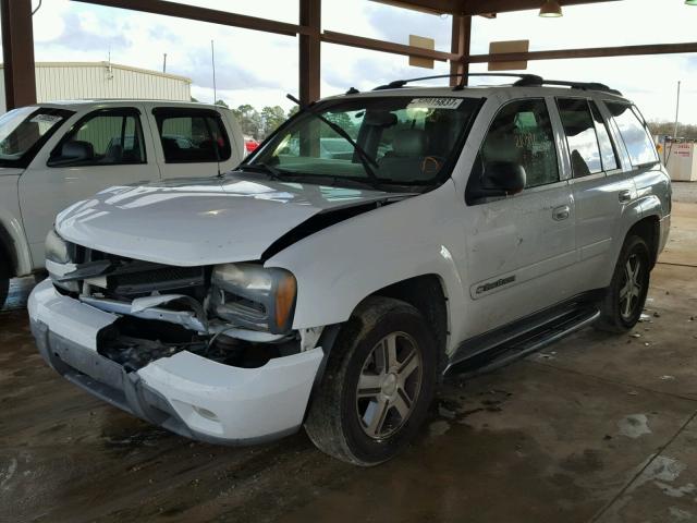 1GNDS13S642155331 - 2004 CHEVROLET TRAILBLAZE WHITE photo 2