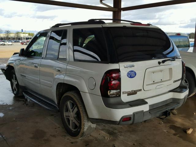 1GNDS13S642155331 - 2004 CHEVROLET TRAILBLAZE WHITE photo 3