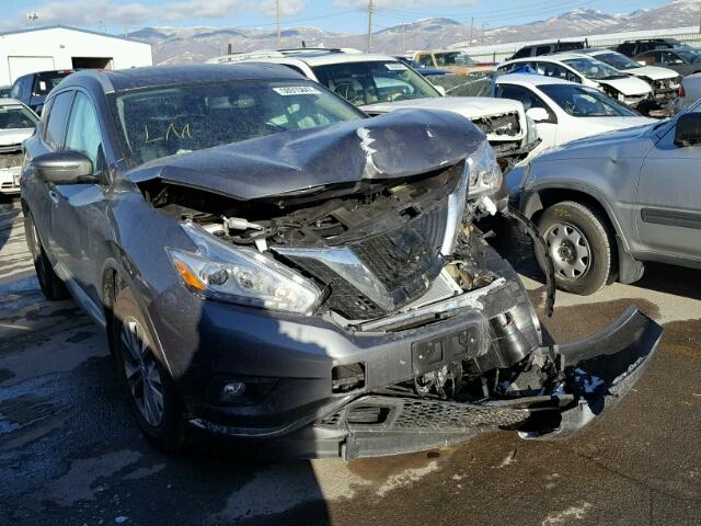 5N1AZ2MH7HN163678 - 2017 NISSAN MURANO S GRAY photo 1