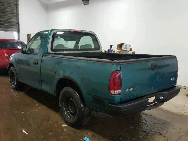 1FTDF17WXVNC16187 - 1997 FORD F150 GREEN photo 3