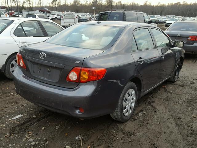 1NXBU4EE2AZ202000 - 2010 TOYOTA COROLLA BA GRAY photo 4