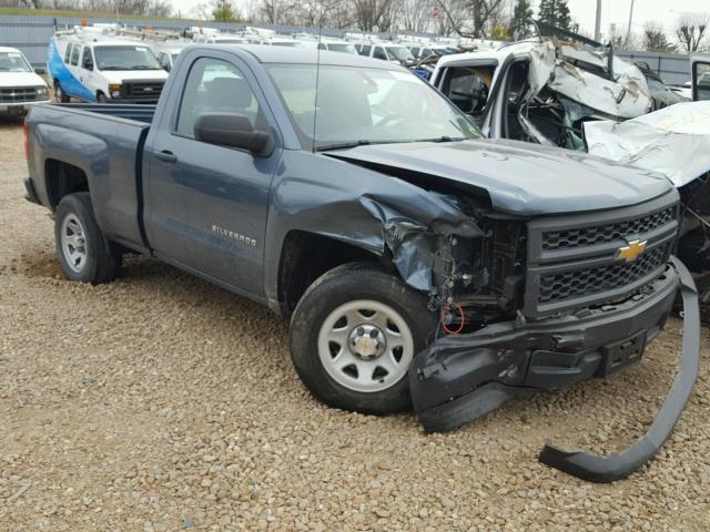 1GCNCPEH3EZ192652 - 2014 CHEVROLET SILVERADO BLUE photo 1