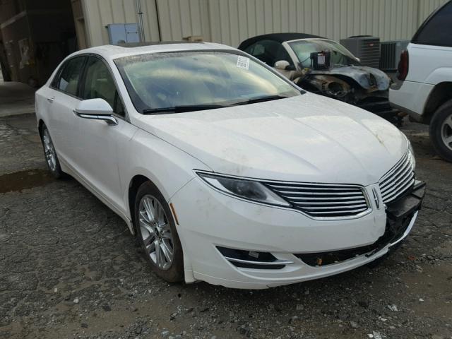 3LN6L2LU8ER836282 - 2014 LINCOLN MKZ HYBRID WHITE photo 1