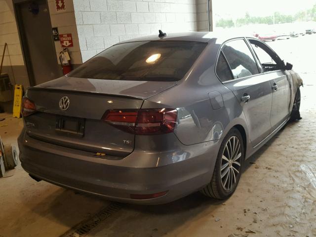 3VWD17AJ2GM234045 - 2016 VOLKSWAGEN JETTA SPOR GRAY photo 4