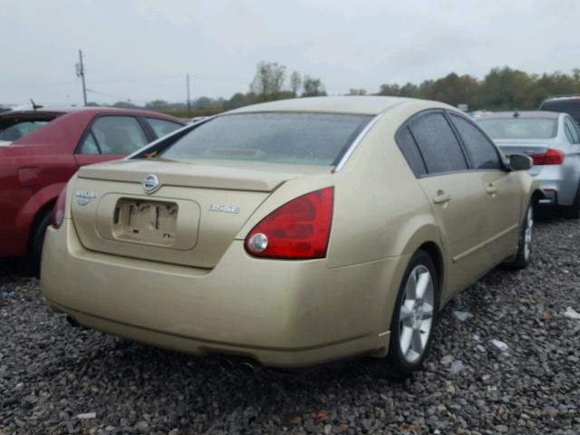 1N4BA41E04C832939 - 2004 NISSAN MAXIMA SE GOLD photo 4