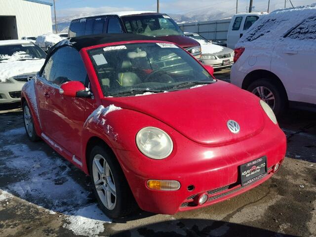 3VWCD21Y34M306577 - 2004 VOLKSWAGEN NEW BEETLE RED photo 1