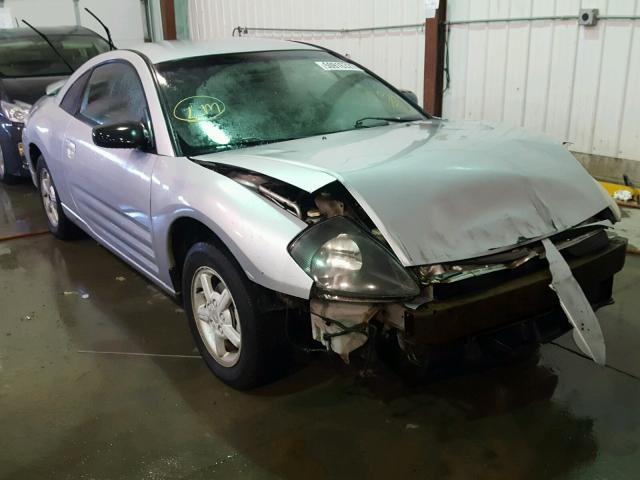 4A3AC34G9YE028847 - 2000 MITSUBISHI ECLIPSE RS SILVER photo 1