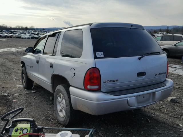 1B4HS38N62F148682 - 2002 DODGE DURANGO SP SILVER photo 3