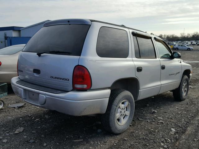 1B4HS38N62F148682 - 2002 DODGE DURANGO SP SILVER photo 4