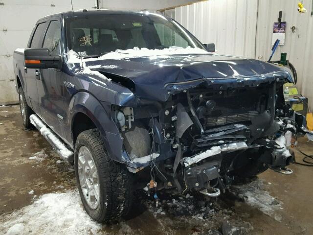 1FTFW1ET0DFD07625 - 2013 FORD F150 SUPER BLUE photo 1