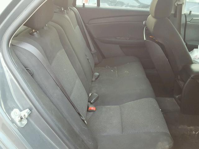 1G1ZH57B68F236612 - 2008 CHEVROLET MALIBU 1LT ნაცრისფერი ფოტო 6