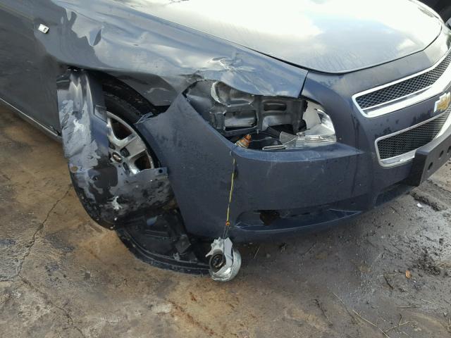 1G1ZH57B68F236612 - 2008 CHEVROLET MALIBU 1LT ნაცრისფერი ფოტო 9
