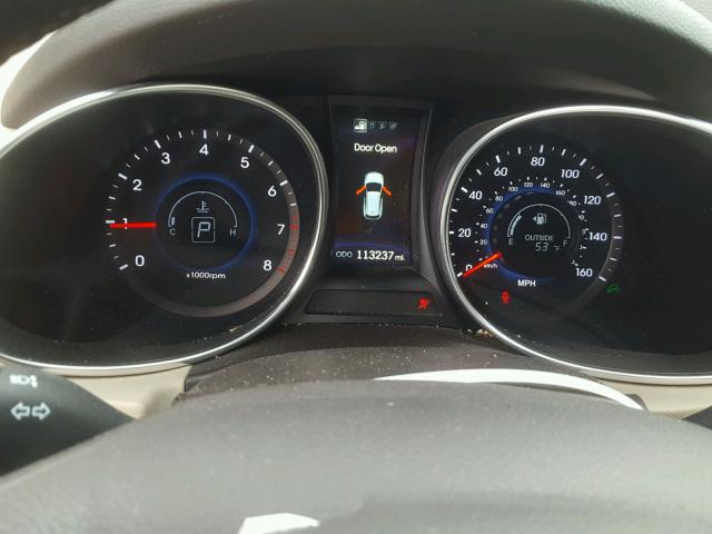 5XYZU3LA5EG125336 - 2014 HYUNDAI SANTA FE S 黑色 照片 8