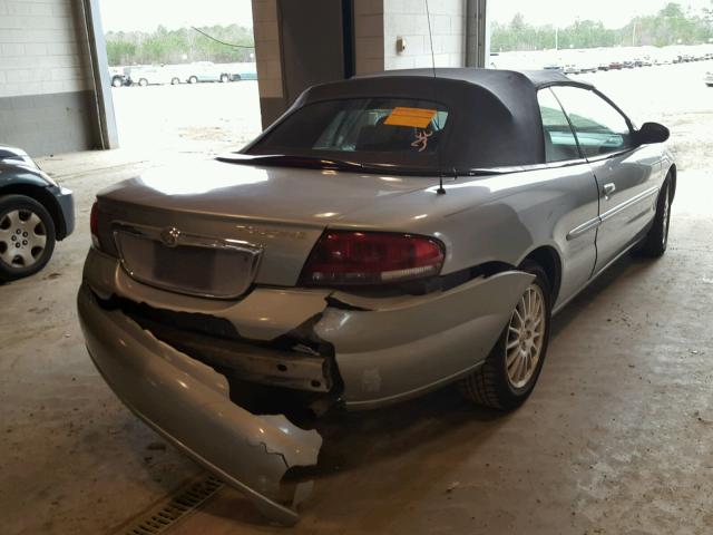 1C3EL55R35N618994 - 2005 CHRYSLER SEBRING TO SILVER photo 4