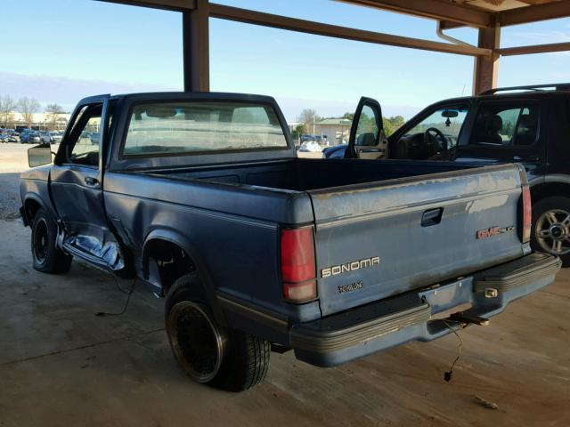 1GTCS14Z9P8503446 - 1993 GMC SONOMA BLUE photo 3