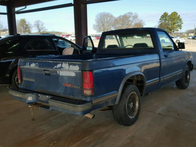 1GTCS14Z9P8503446 - 1993 GMC SONOMA BLUE photo 4