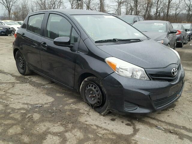 JTDKTUD33CD504499 - 2012 TOYOTA YARIS BLACK photo 1