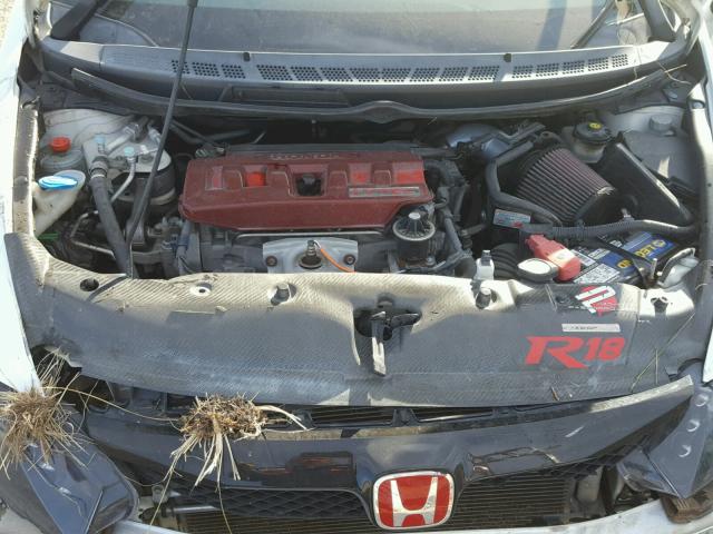 1HGFA15879L010808 - 2009 HONDA CIVIC EX თეთრი ფოტო 7