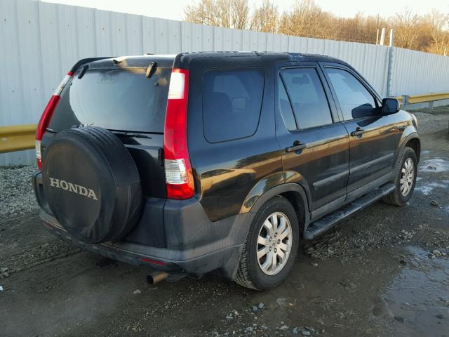 SHSRD78835U330599 - 2005 HONDA CR-V EX BLACK photo 4