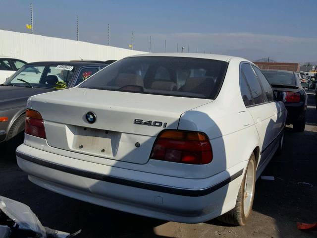 WBADN6345YGM64342 - 2000 BMW 540 I AUTO WHITE photo 4