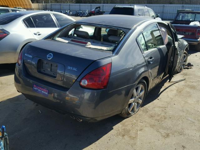 1N4BA41E66C802721 - 2006 NISSAN MAXIMA SE GRAY photo 4