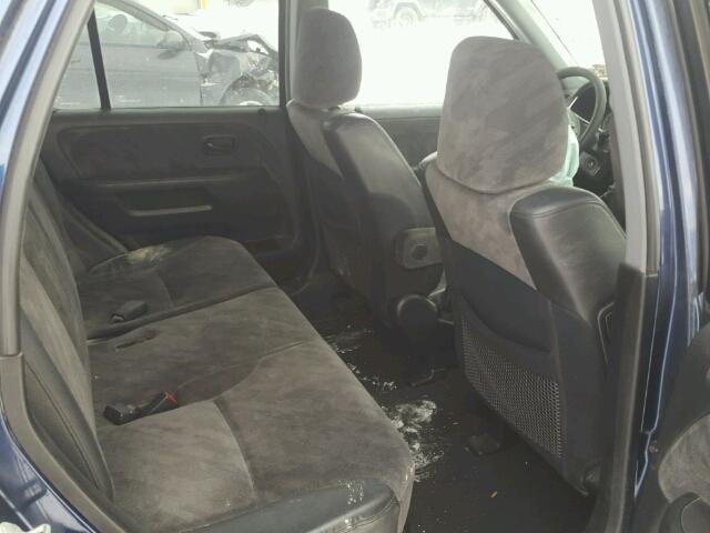 JHLRD78864C807533 - 2004 HONDA CR-V EX BLUE photo 6