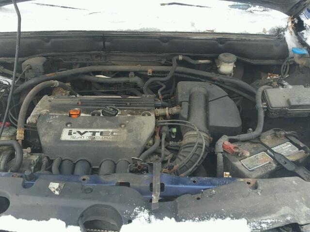 JHLRD78864C807533 - 2004 HONDA CR-V EX BLUE photo 7