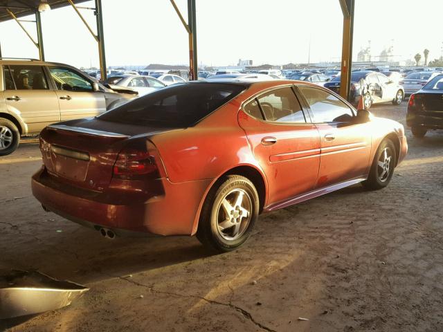 2G2WP522541356914 - 2004 PONTIAC GRAND PRIX ბურგუნდია ფოტო 4