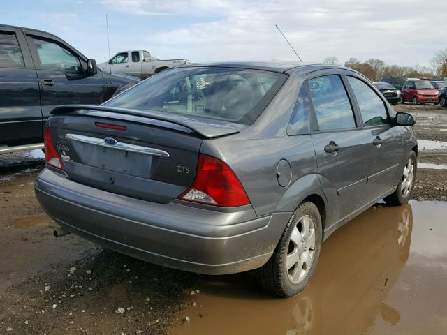 1FAFP38392W320963 - 2002 FORD FOCUS ZTS GRAY photo 4