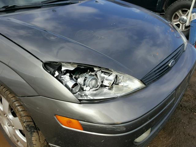 1FAFP38392W320963 - 2002 FORD FOCUS ZTS GRAY photo 9