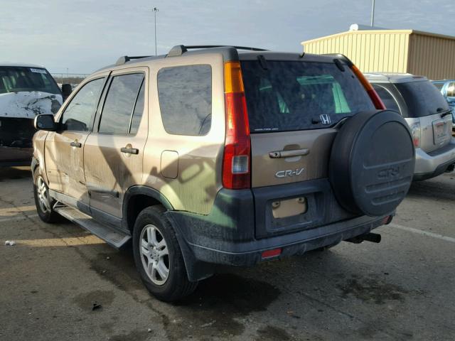 SHSRD78853U131048 - 2003 HONDA CR-V EX BEIGE photo 3