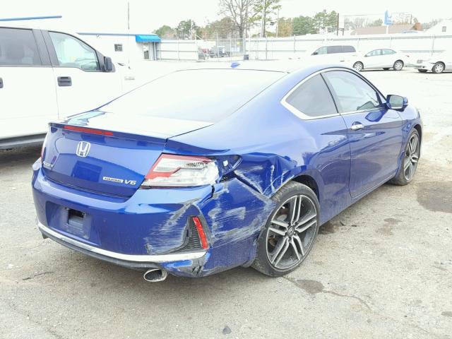 1HGCT2B05GA004337 - 2016 HONDA ACCORD TOU BLUE photo 4