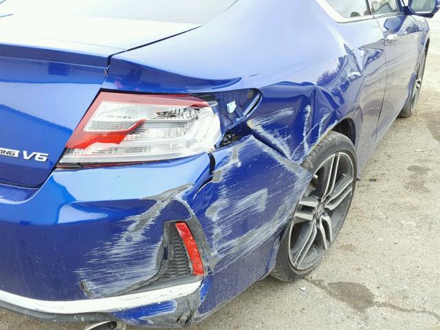 1HGCT2B05GA004337 - 2016 HONDA ACCORD TOU BLUE photo 9