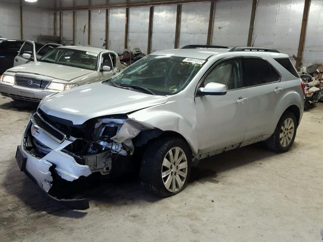 2CNFLPE50B6455872 - 2011 CHEVROLET EQUINOX LT SILVER photo 9