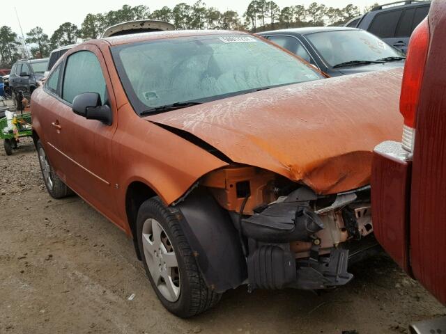 1G1AK15F077264329 - 2007 CHEVROLET COBALT LS ORANGE photo 1