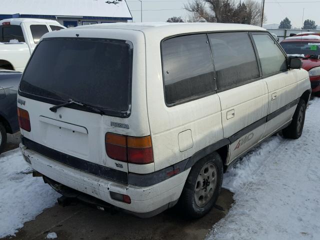 JM3LV5234S0716610 - 1995 MAZDA MPV WAGON WHITE photo 4