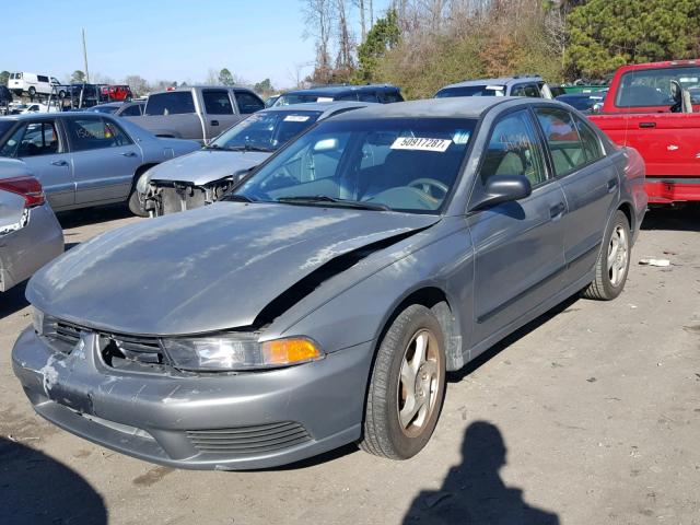 4A3AA36G23E163714 - 2003 MITSUBISHI GALANT DE GRAY photo 2