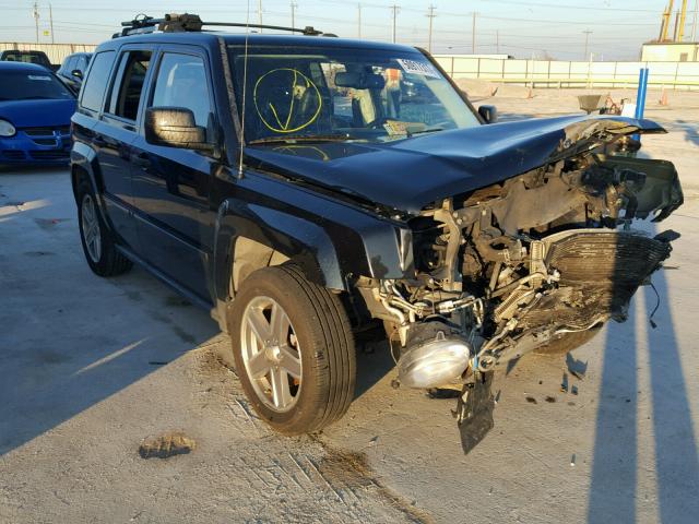 1J8FF48W47D397278 - 2007 JEEP PATRIOT LI BLACK photo 1